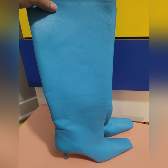 Acne Studios blue boots, brand new size EU 38/US 7.5 with box and 2 dust bags. - Picture 4 of 7